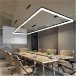 D0077 Office chandelier led strip light Simple modern creative modeling light super bright bar lighting