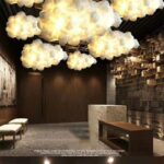 Dutti D0030 Modern Cloud LED Chandelier Creative personality shop restaurant lighting Nordic minimalist art living room lights floating clouds and white decorative lights industrial wind retro engineering lamps